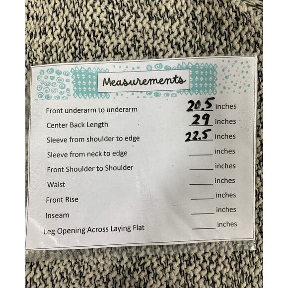 Quinn Sweater Womens Medium Zipper Accents‎ Black White Pullover Casual Cozycore - Picture 5 of 8